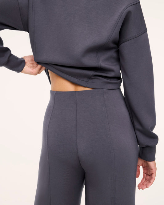 Long Sleeve Shawl Collar Jumpsuit