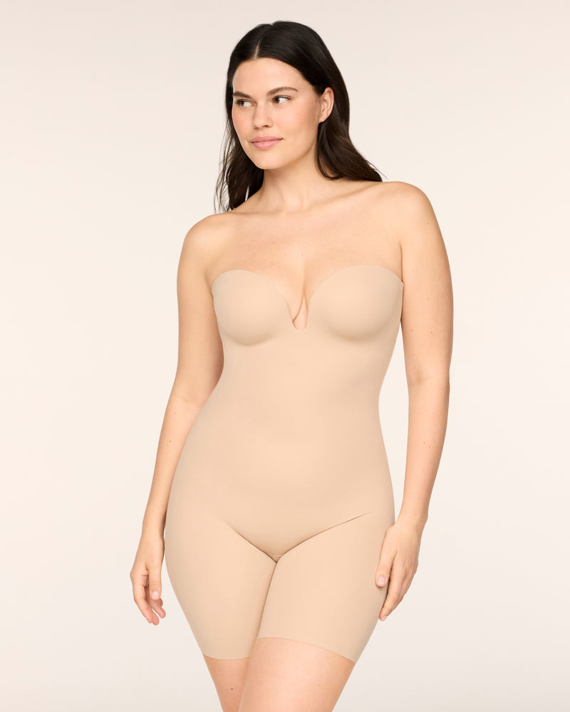 Strapless Mid-Thigh Bodysuit