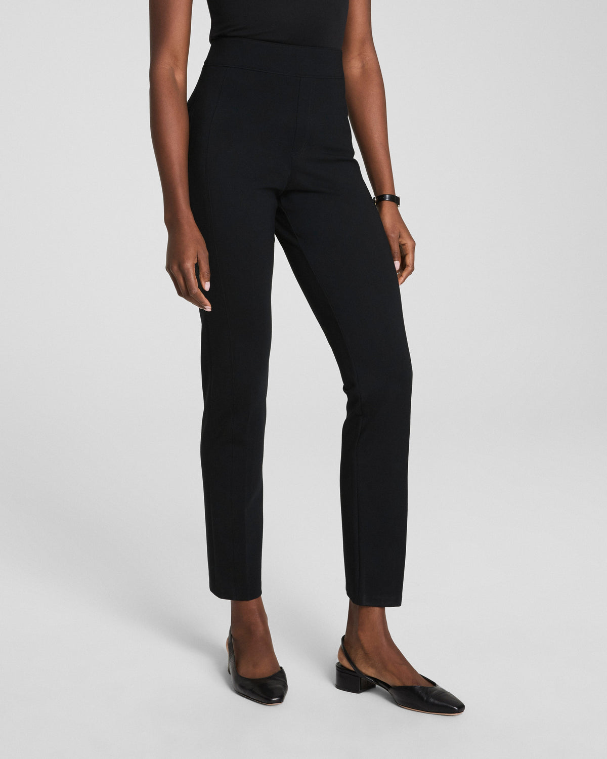 Ponte Slim Straight Pant