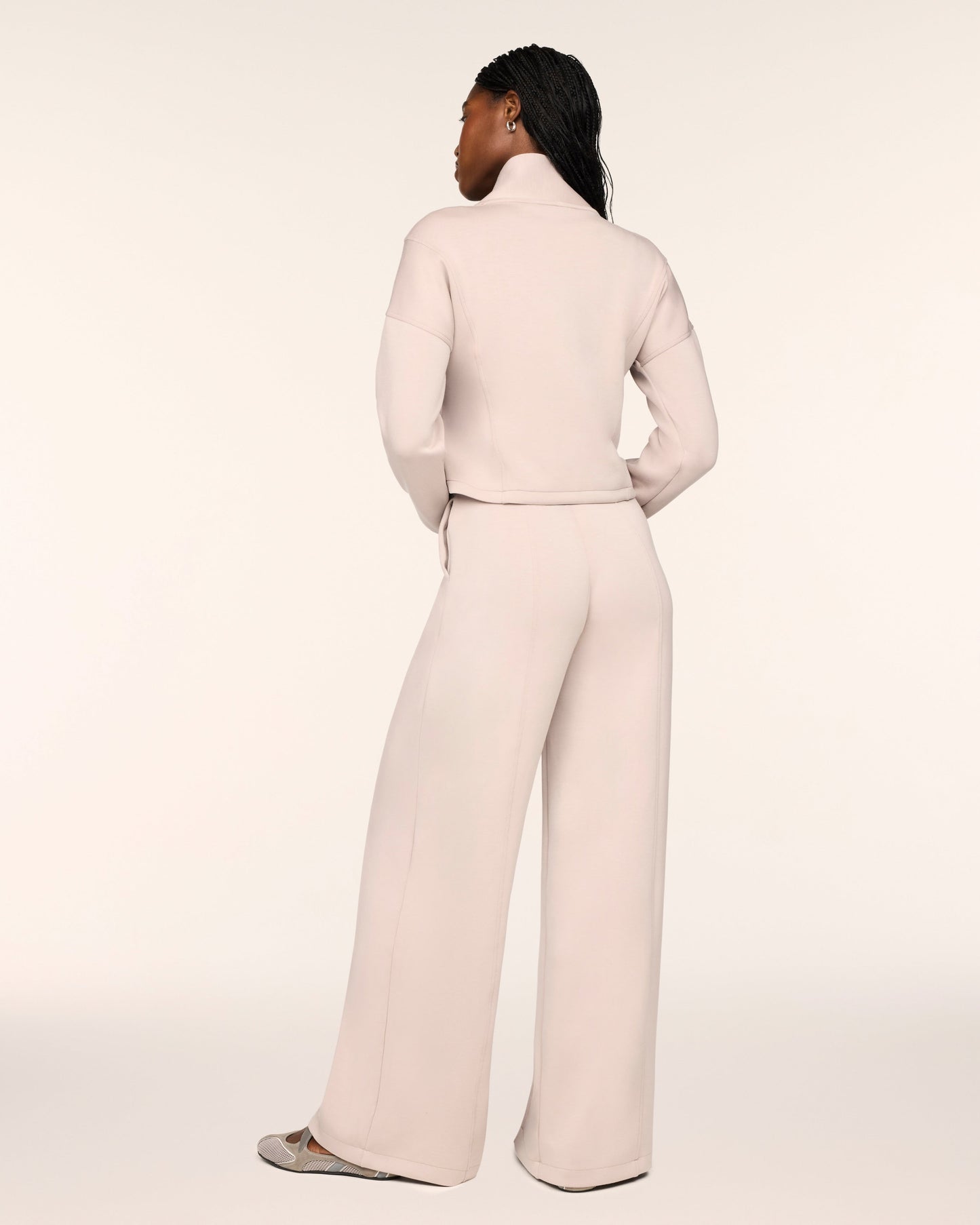Long Sleeve Shawl Collar Jumpsuit