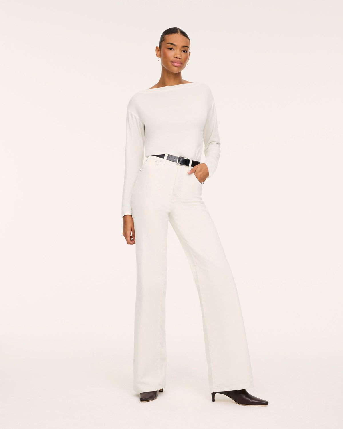 Corduroy Wide Leg Jeans