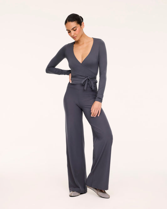 Ruched Wide Leg Pant