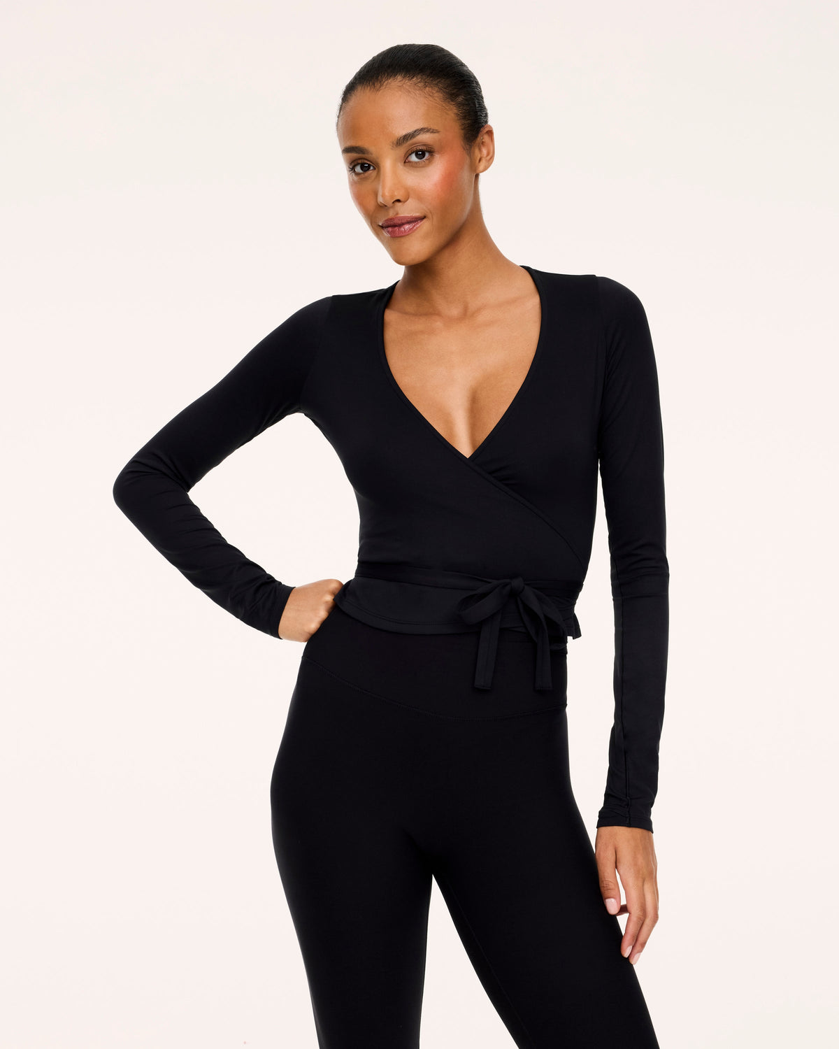 Ruched Full-Length Leggings
