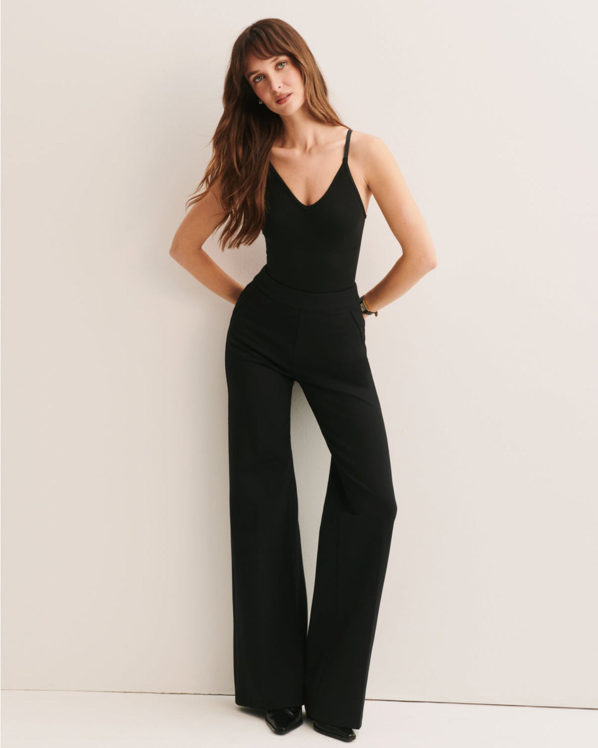 Ponte Wide Leg Pant
